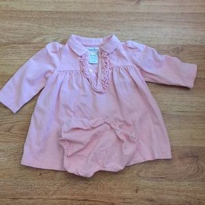 Ralph Lauren pink dress and diaper cover